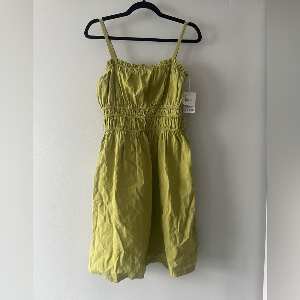 Chic Lime Green Mini Dress